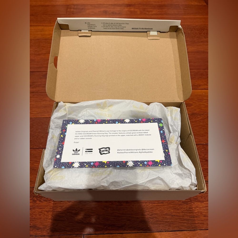 Adidas BBC Ice Cream x Pharrell Human Race NMD Running Dog Sneakers Sz. 5 NWT - Picture 9 of 9